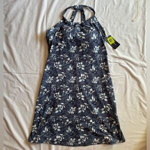 Eddie Bauer halter dress with built in bra